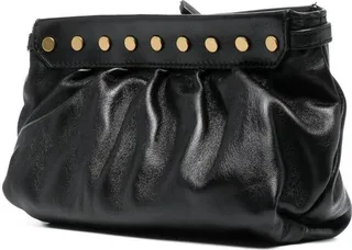 Black Luzes Crossbody Bag In Lamb Leather Woman