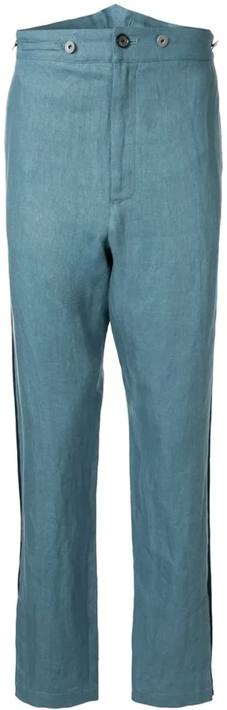Straight-Leg Tailored Trousers