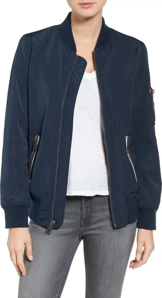 Levi's MA-1 Satin Bomber Jacket
