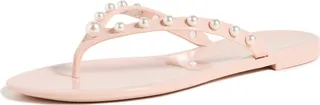 Stuart Weitzman Goldie Jelly Flip Flops