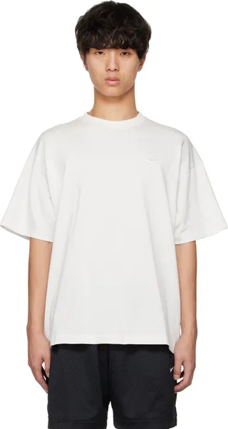 Nike White Solo Swoosh T-Shirt