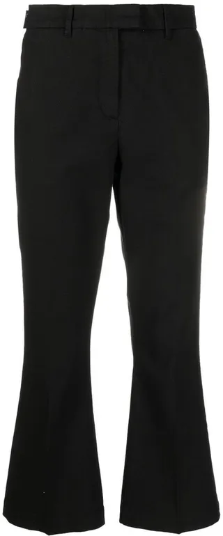 Flared Cropped Trousers