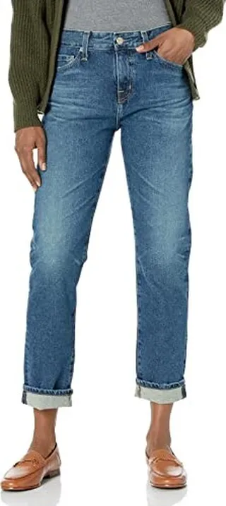 AG Adriano Goldschmied Women's Ex-Boyfriend High Rise Slouchy Slim Jean