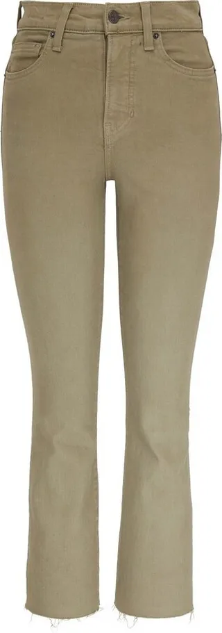 Slim-Cut Raw-Hem Jeans