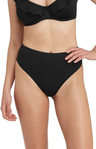 Retro High Waist Bikini Bottoms