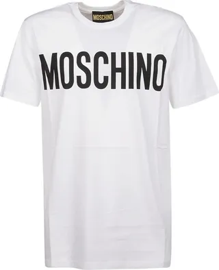 Moschino Logo Printed Crewneck T-Shirt