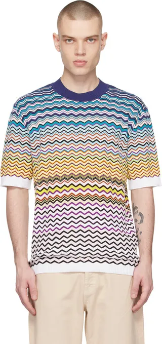 Missoni Multicolor Jacquard T-Shirt