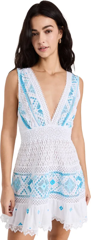 Temptation Positano V Neck Short Dress