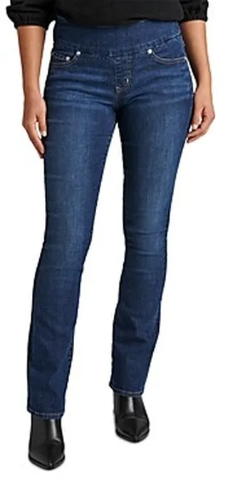 Jag Jeans Paley High Rise Bootcut Pull On Jeans in Anchor Blue