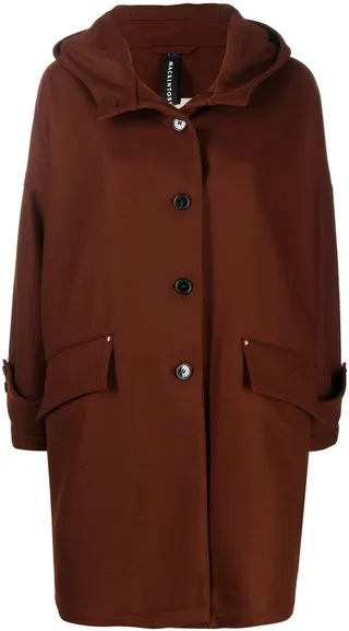 HUMBIE HOOD wool overcoat
