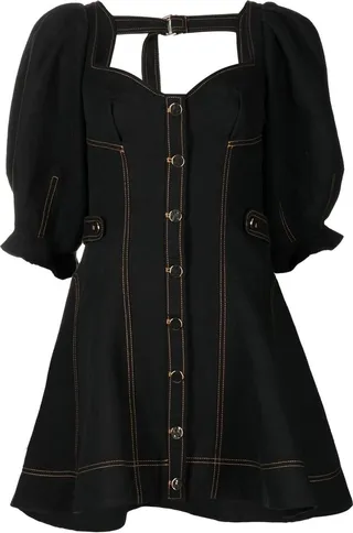 Brookman denim mini dress