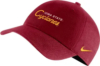 Iowa State Campus 365 Nike Unisex College Adjustable Hat in Red