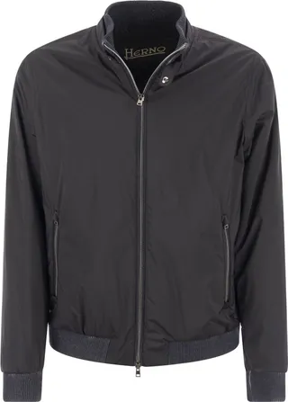 Herno High-Neck Zipped Bomber Jacket