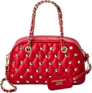 Persaman New York Aline Quilted Leather Crossbody
