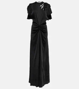 Cutout gown