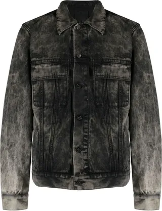 Black Stonewash Denim Jacket