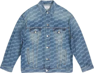 Logo-Print Denim Jacket