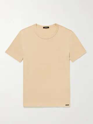 Stretch Cotton-Jersey T-Shirt