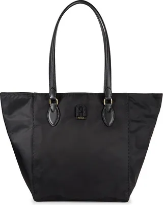 Logo Leather Tote