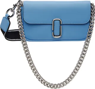 Marc Jacobs Blue 'The J Marc Mini' Shoulder Bag