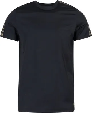 Versace Greca-Print Short-Sleeved Crewneck T-Shirt