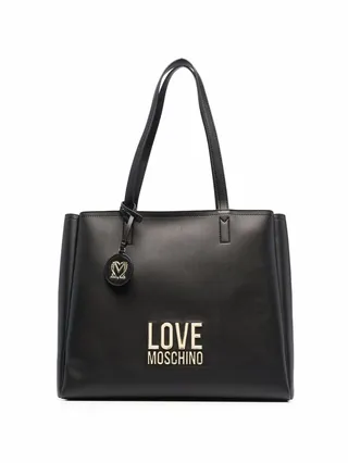 Pebbled Logo Tote Bag