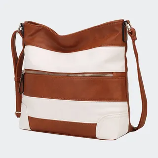 MKF Collection by Mia K Leighton Vegan Leather Women’s Shoulder Bag - Brown