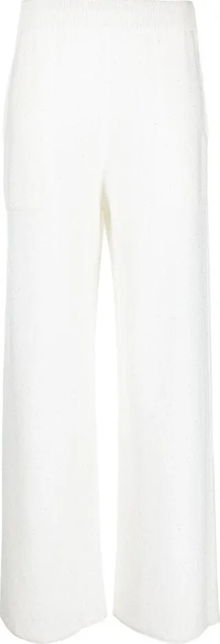 Knitted Straight-Leg Trousers
