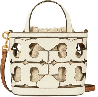 Ella Mini Leather Cutout Tote