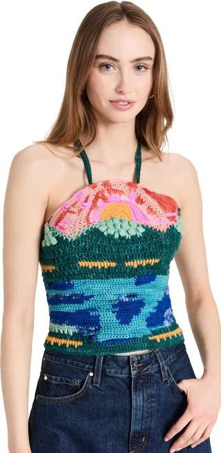 Sea Ray Sunset Halter Neck Top