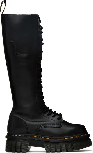 Dr. Martens Black Audrick 20-Eye Boots