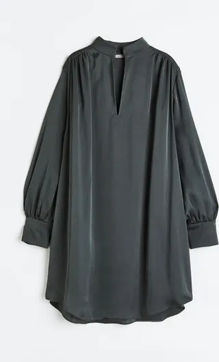 Satin Tunic Dress