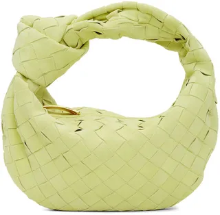 Bottega Veneta Yellow Suede Mini Jodie Bag