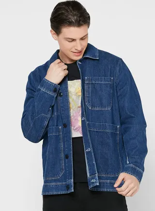 Mid Wash Denim Jacket