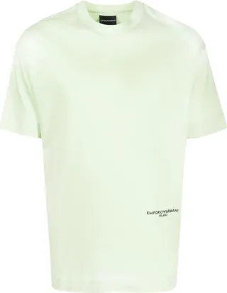 logo-print cotton T-shirt