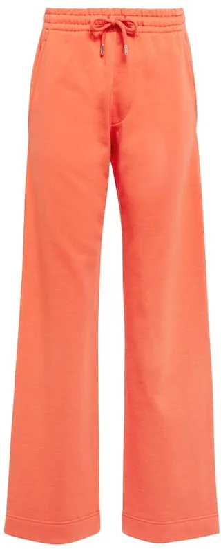 High-rise cotton jersey sweatpants