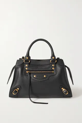 Balenciaga - Neo Classic City Textured-leather Tote - Black