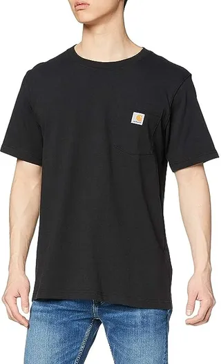 Carhartt Men's Relaxed Fit T-Shirt (Black) Men's Short Sleeve Knit