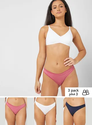 3 Pack Flexifit Modal Thongs