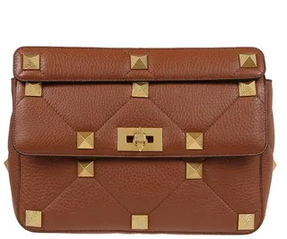Valentino Garavani Roman Stud Quilted Shoulder Bag
