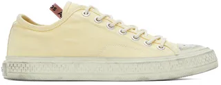 Acne Studios Yellow Ballow Tumbled Low Sneakers