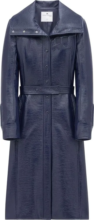 Reedition single-breasted coat