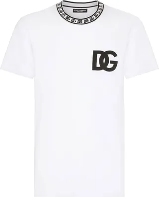 DOLCE & GABBANA- Logo Cotton T-shirt