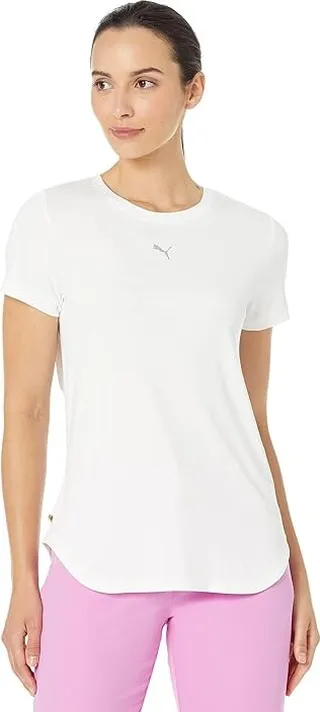 PUMA Run Cloudspun Tee (Puma White) Women's Clothing
