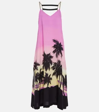 Printed midi dress