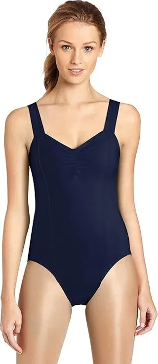 Capezio Princess Tank Leotard (Navy) Women's Jumpsuit & Rompers One Piece