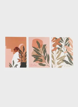 Set Of 3 B5 Boho Retreat Notebooks