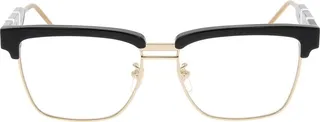 Gucci Eyewear Half-Rim Square Frame Glasses