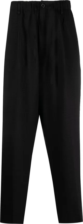 Tailored-Cut Straight-Leg Trousers