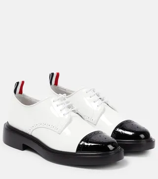 Patent leather Derby shoes